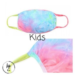 Kids tie dyed face mask